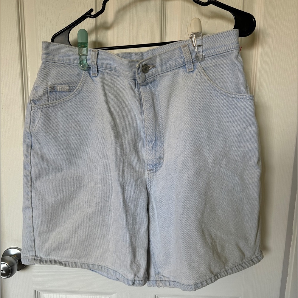 Vintage Lee Light Wash Shorts Size 18